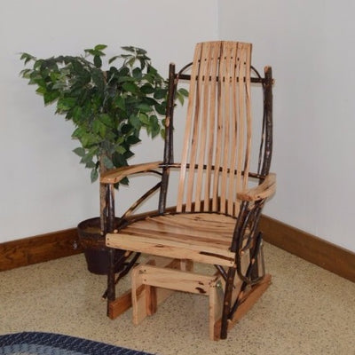 A&L Furniture Amish-Made Hickory Living Room Rocking Chair