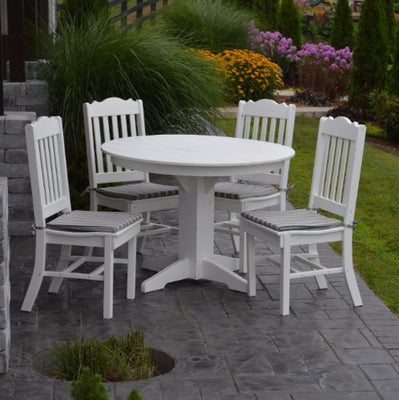 A&L Furniture 5-piece poly outdoor dining set