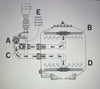 Diagram of an Evolution Aqua Pressure Filter.