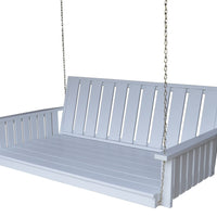A&L Furniture Co. Amish-Made Pressure-Treated Pine Wingate Swing Beds, Painted