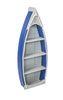 Amish-Made Nautical Rowboat Shaped Poly Bookshelves Book Shelf Bookshelf Book Shelves