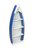 Amish-Made Nautical Rowboat Shaped Poly Bookshelves Book Shelf Bookshelf Book Shelves