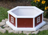 Amish-Made Replacement Base for Wooden Hexagonal Lighthouses