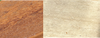 Two different wood textures side by side
