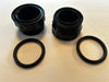 Bulkhead fitting with gaskets