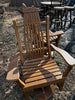 Amish-Made Poly Bentwood Style Swivel Glider Chair - Local Pickup ONLY in Downingtown PA