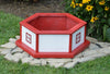 Amish-Made Replacement Base for Wooden Hexagonal Lighthouses