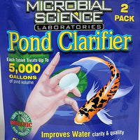 Microbial Science Laboratories Pond Clarifier Tablets, 2 Pack