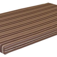 A&L Furniture Co. Weather-Resistant Acrylic Cushion, Maroon Stripe