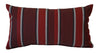 A&L Furniture Weather-Resistant Outdoor Acrylic Pillow for Adirondack Chairs, Red Stripe