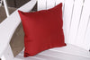 A&L Furniture Weather-Resistant Outdoor Acrylic Throw Pillow, Burgundy