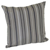 A&L Furniture Weather-Resistant Outdoor Acrylic Throw Pillow, Gray Stripe