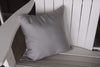 A&L Furniture Weather-Resistant Outdoor Acrylic Throw Pillow, Gray