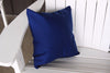 A&L Furniture Weather-Resistant Outdoor Acrylic Throw Pillow, Navy Blue