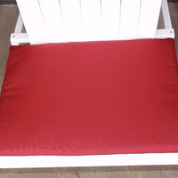 A&L Furniture Weather-Resistant Outdoor Acrylic Chair Cushion, Burgundy