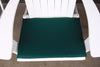 A&L Furniture Weather-Resistant Outdoor Acrylic New Hope Chair Cushion, Forest Green