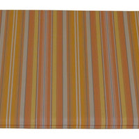 A&L Furniture Weather-Resistant Outdoor Acrylic Double Rocker Cushion, Orange Stripe