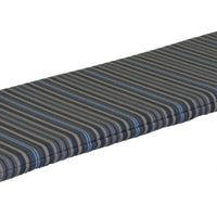 A&L Furniture Weather-Resistant Outdoor Acrylic Chair Cushion, Blue Stripe