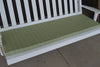 A&L Furniture Weather-Resistant Outdoor Acrylic Chair Cushion, Cottage Green