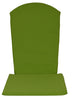 A&L Furniture Weather-Resistant Outdoor Acrylic Full Adirondack Chair Cushion, Lime Green