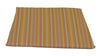 A&L Furniture Weather-Resistant Acrylic Outdoor Dining Chair Cushion, Orange Stripe