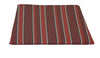 A&L Furniture Weather-Resistant Acrylic Outdoor Dining Chair Cushion, Red Stripe