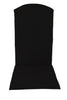 A&L Furniture Weather-Resistant Outdoor Acrylic Rocking Chair Cushion, Black