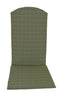 A&L Furniture Weather-Resistant Outdoor Acrylic Rocking Chair Cushion, Cottage Green