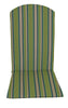 A&L Furniture Weather-Resistant Outdoor Acrylic Rocking Chair Cushion, Lime Stripe