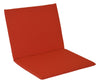A&L Furniture Weather-Resistant Outdoor Acrylic Full Chair Cushion, Red