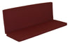 A&L Furniture Weather-Resistant Outdoor Acrylic Full Bench Cushion, Burgundy