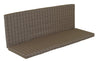 A&L Furniture Weather-Resistant Outdoor Acrylic Full Bench Cushion, Cottage Tan