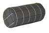 A&L Furniture 18" Weather-Resistant Outdoor Acrylic Bolster Pillow, Cottage Gray