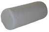 A&L Furniture 18" Weather-Resistant Outdoor Acrylic Bolster Pillow, Gray