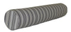 A&L Furniture 36" Weather-Resistant Outdoor Acrylic Bolster Pillow, Gray Stripe