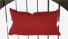 A&L Furniture Weather-Resistant Bistro Chair Head Pillow, Burgundy