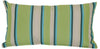 A&L Furniture Weather-Resistant Bistro Chair Head Pillow, Lime Stripe