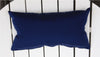 A&L Furniture Weather-Resistant Bistro Chair Head Pillow, Navy Blue