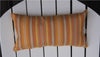A&L Furniture Weather-Resistant Bistro Chair Head Pillow, Orange Stripe