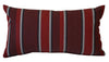 A&L Furniture Weather-Resistant Bistro Chair Head Pillow, Red Stripe