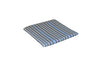 A&L Furniture Weather-Resistant Bistro Chair Cushion, Blue Stripe