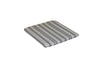 A&L Furniture Weather-Resistant Bistro Chair Cushion, Gray Stripe