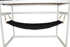 A&L Furniture Weather-Resistant Indoor/Outdoor Acrylic Hammock, Black