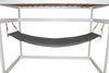 A&L Furniture Weather-Resistant Indoor/Outdoor Acrylic Hammock, Cottage Gray
