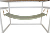 A&L Furniture Weather-Resistant Indoor/Outdoor Acrylic Hammock, Cottage Green