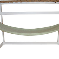 A&L Furniture Weather-Resistant Indoor/Outdoor Acrylic Hammock, Cottage Green