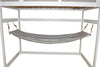 A&L Furniture Weather-Resistant Indoor/Outdoor Acrylic Hammock, Gray Stripe