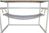 A&L Furniture Weather-Resistant Indoor/Outdoor Acrylic Hammock, Gray