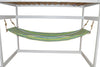 A&L Furniture Weather-Resistant Indoor/Outdoor Acrylic Hammock, Lime Stripe