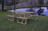A&L Furniture Co. 8' Amish-Made Rectangular Poly Walk-In Picnic Tables